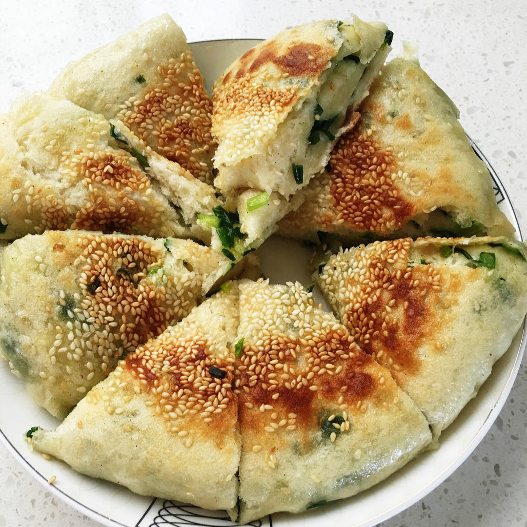陈红丹做的发面版葱油饼