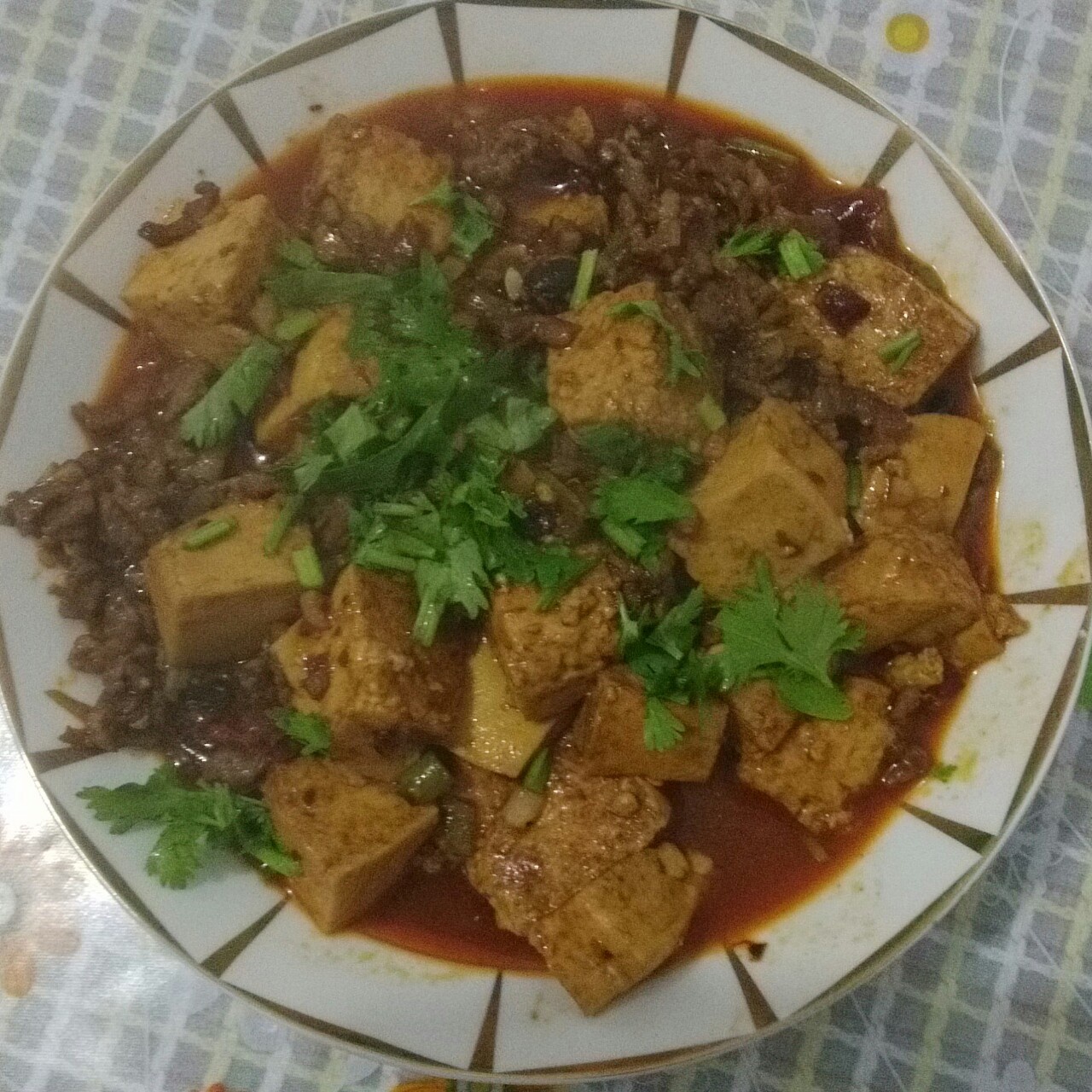 家常红烧肉末豆腐