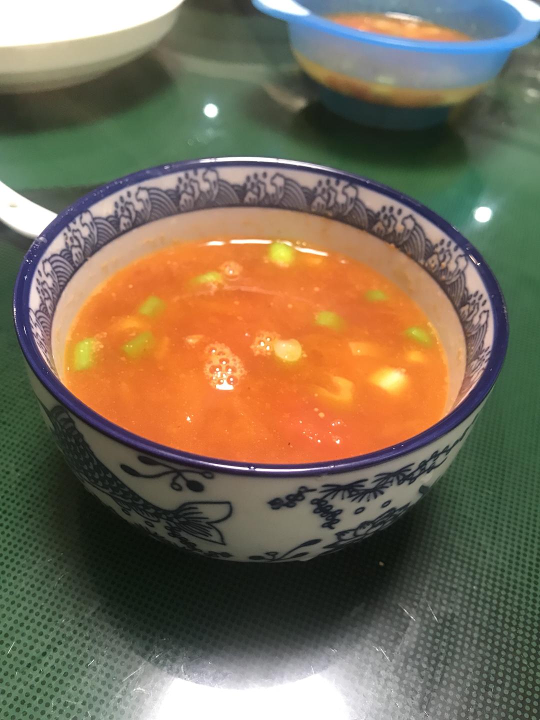 西红柿山药汤的做法