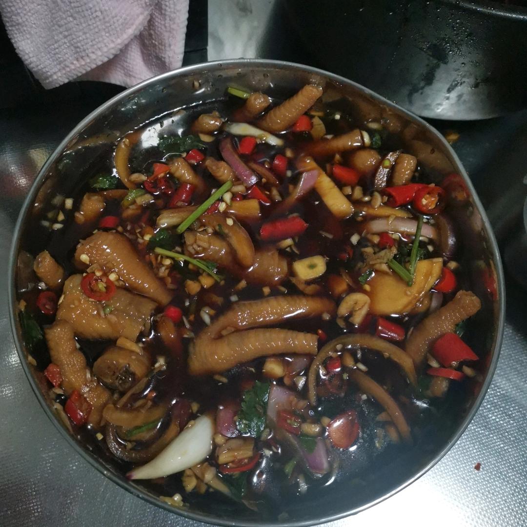 🍋柠檬百香果🌶️酸辣网红鸡爪