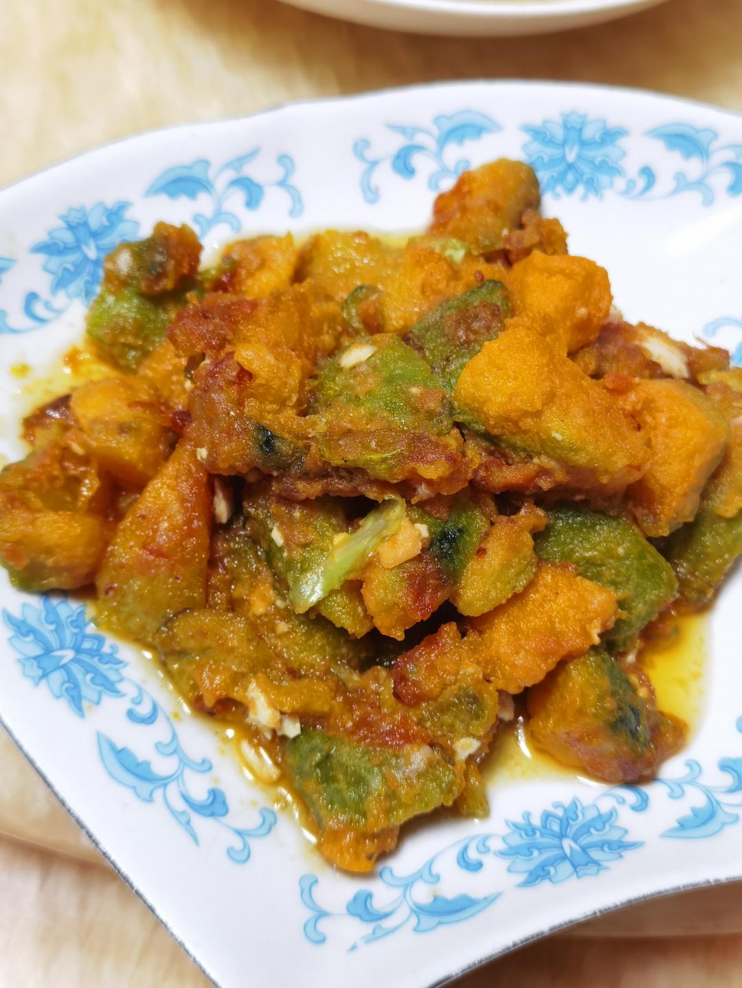 蛋黄焗贝贝南瓜