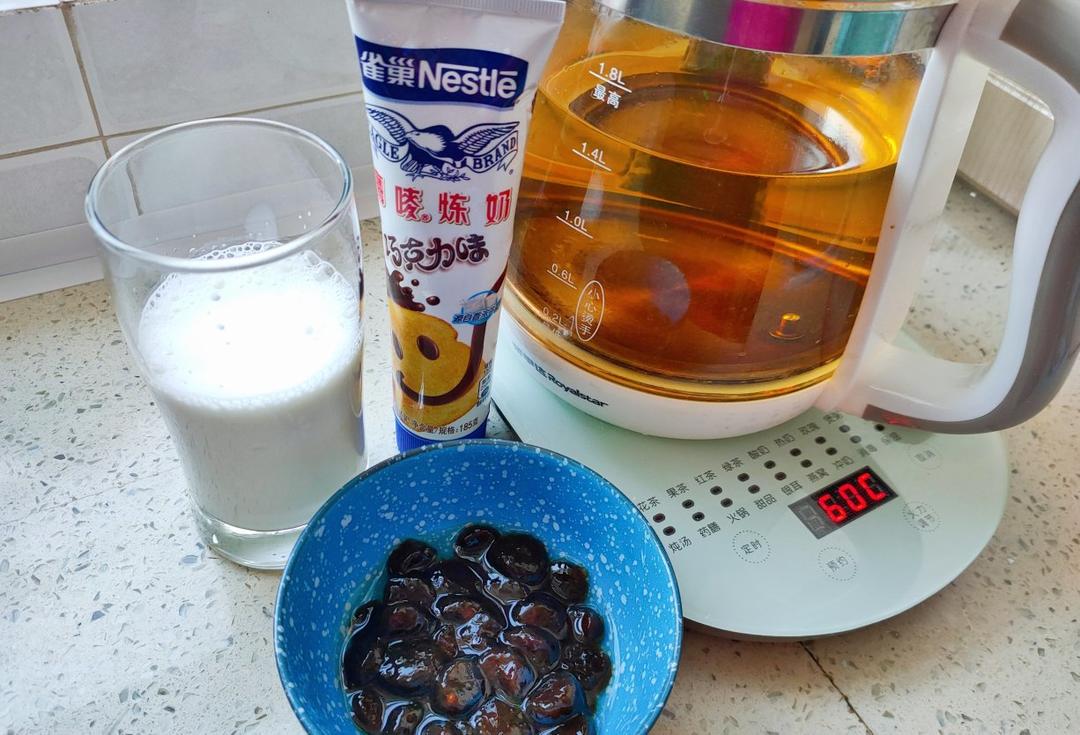 简易版自制珍珠奶茶（附视频）