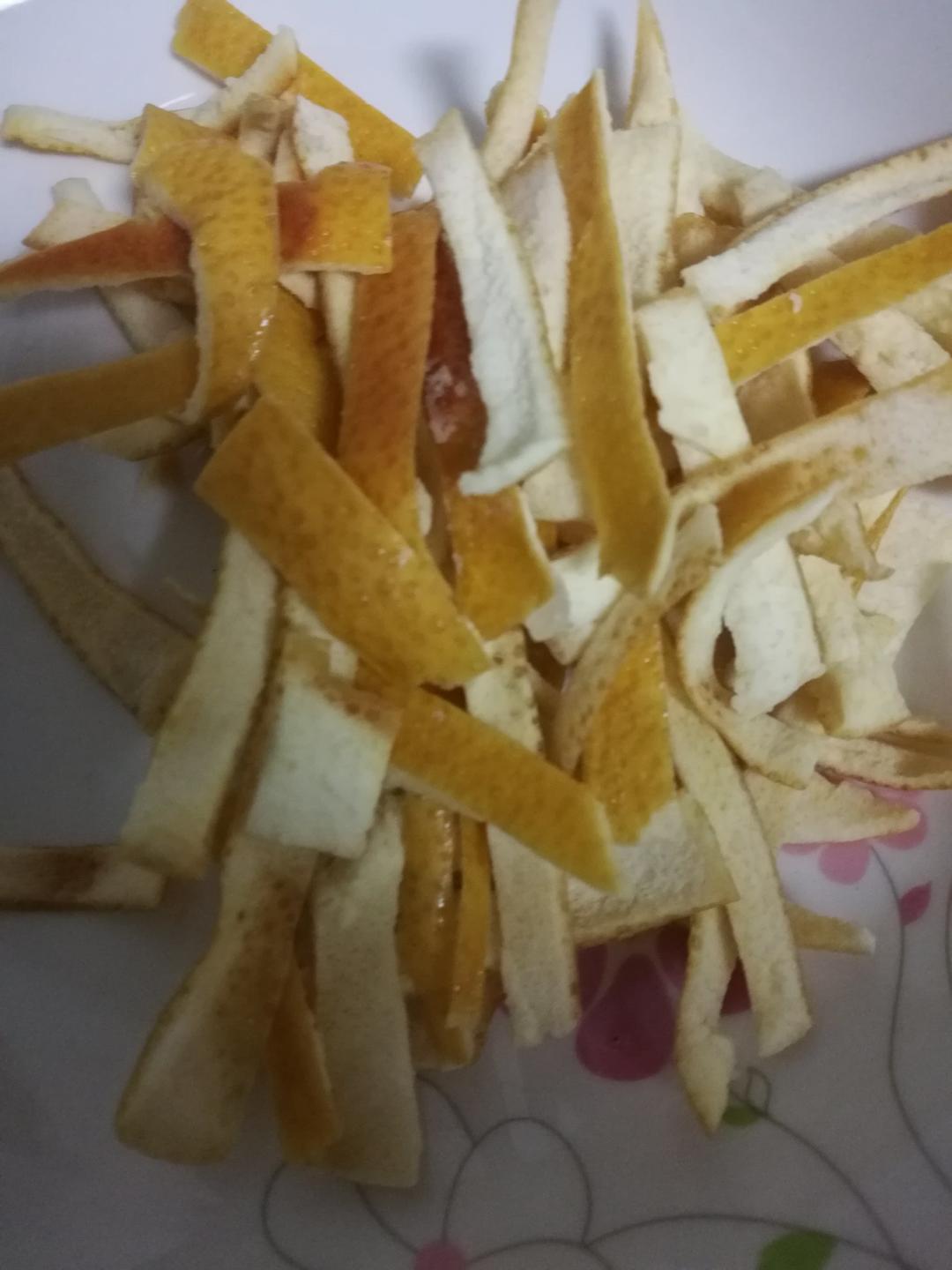 烤箱版简易柚子皮糖