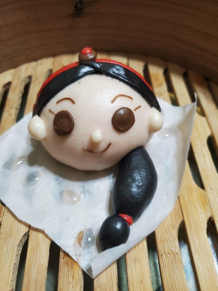 简单易操作的公主造型馒头