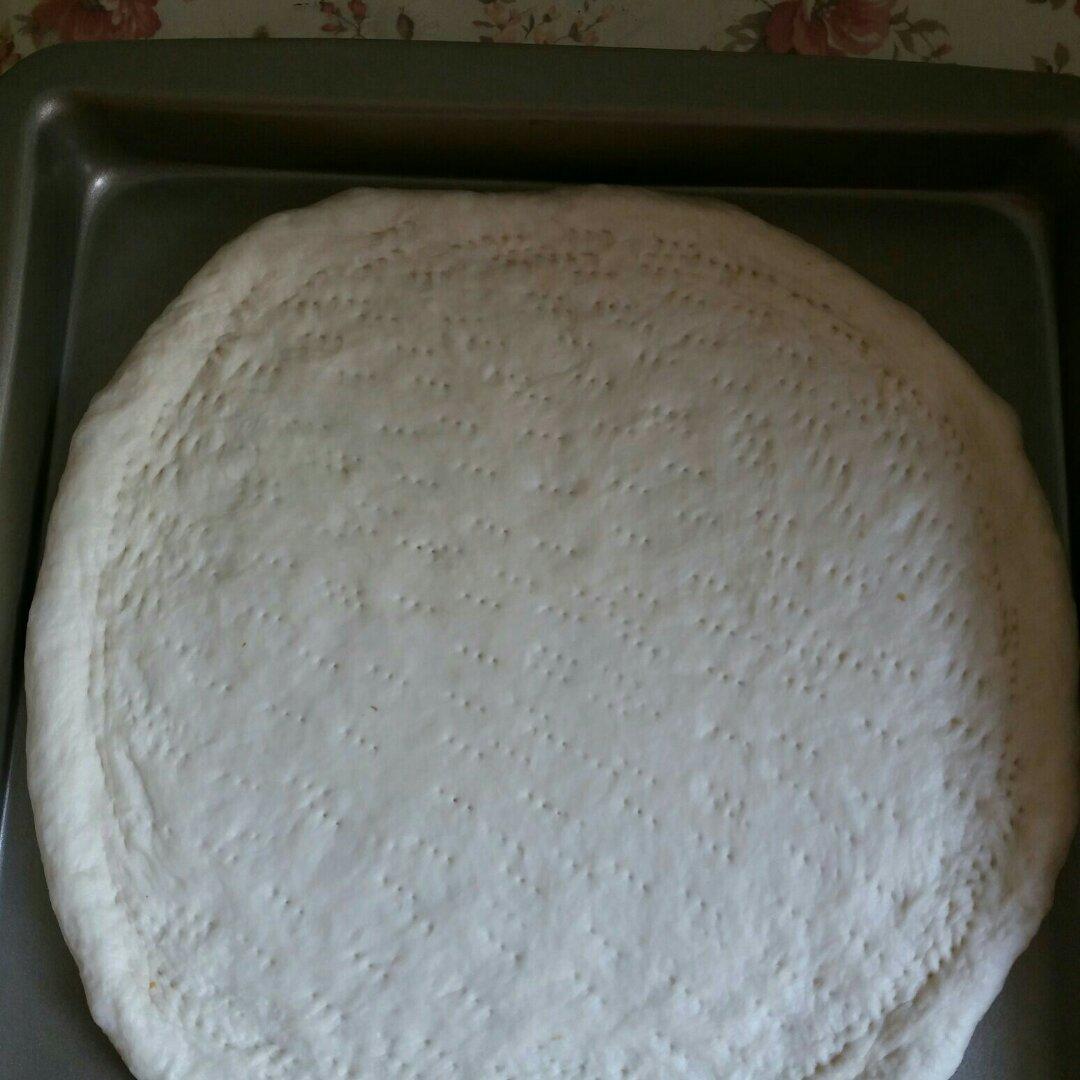 奥尔良鸡丁黄金脆底披萨