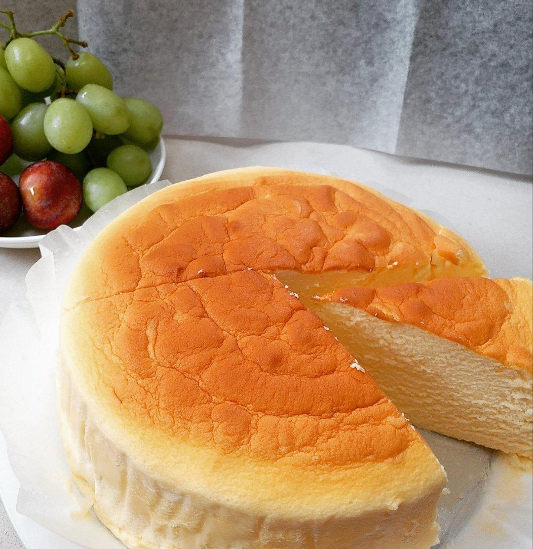 爱米莉crystal做的cheesecake轻乳酪蛋糕8寸