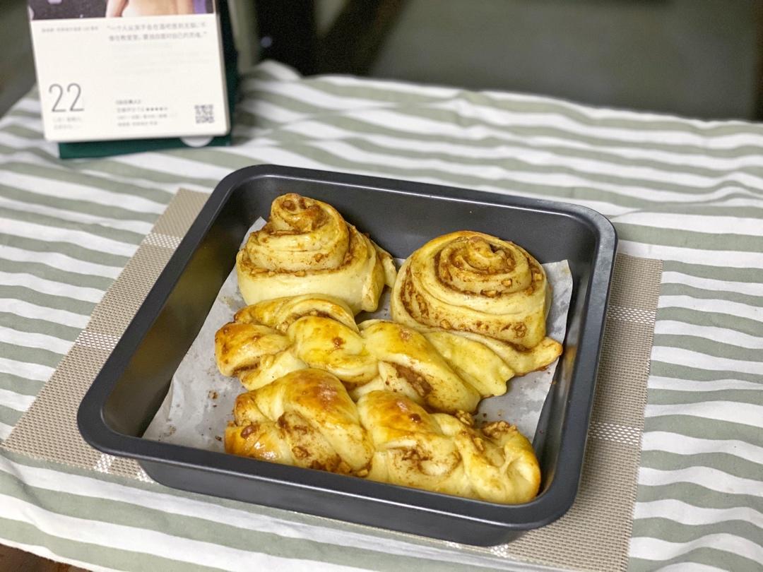 瑞典肉桂卷（附鲜酵母、活性干酵母、即时酵母用量换算公式）