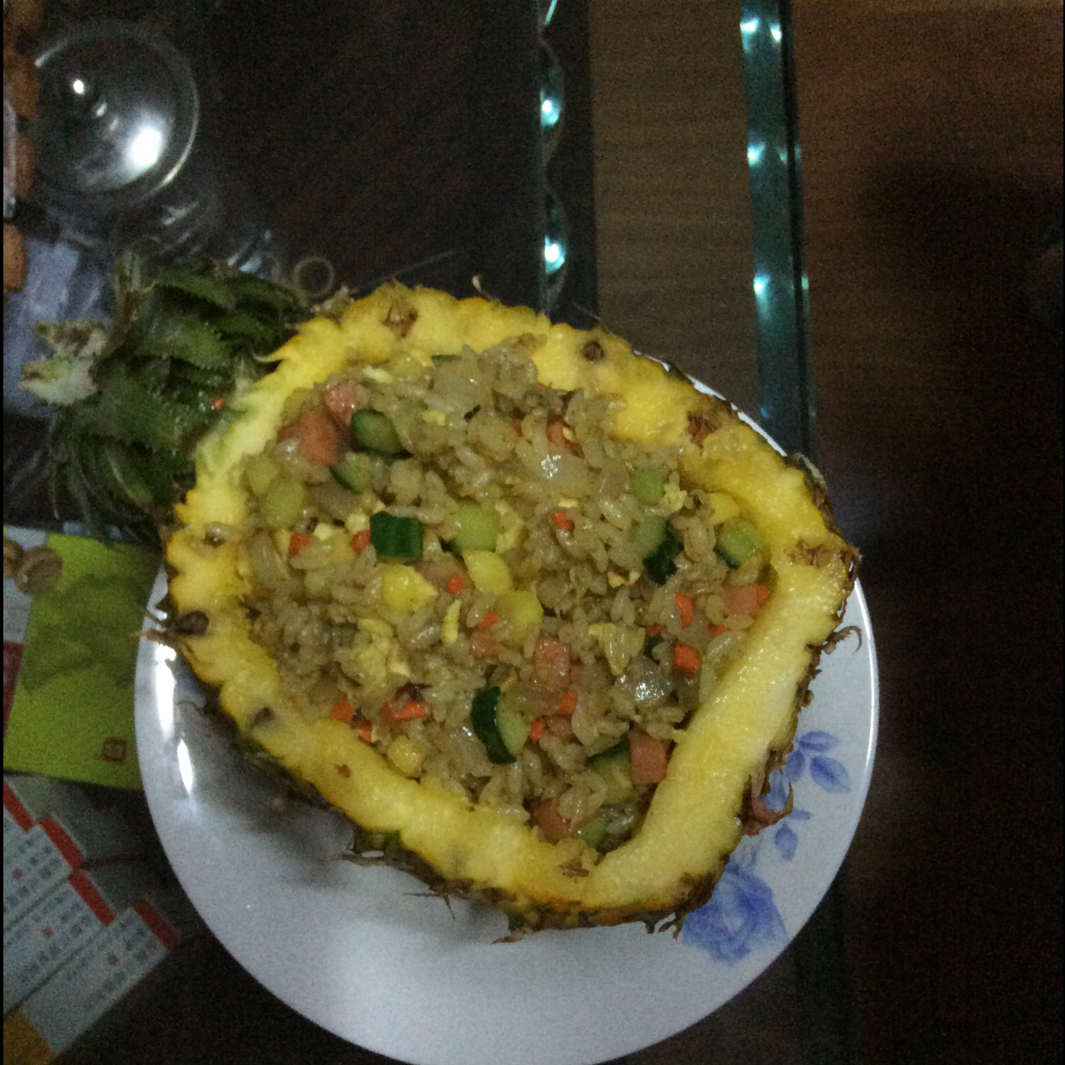 虾仁菠萝炒饭