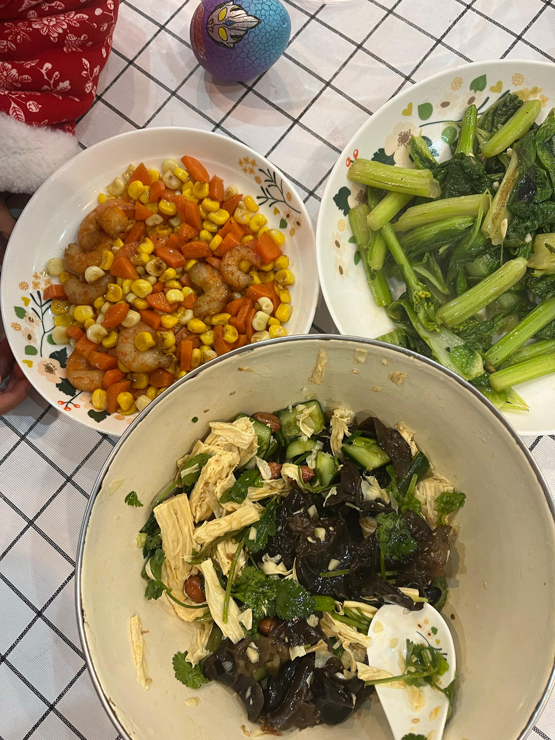 凉拌（腐竹木耳黄瓜）