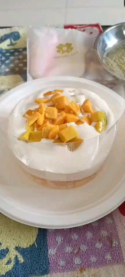 芒果爆浆蛋糕