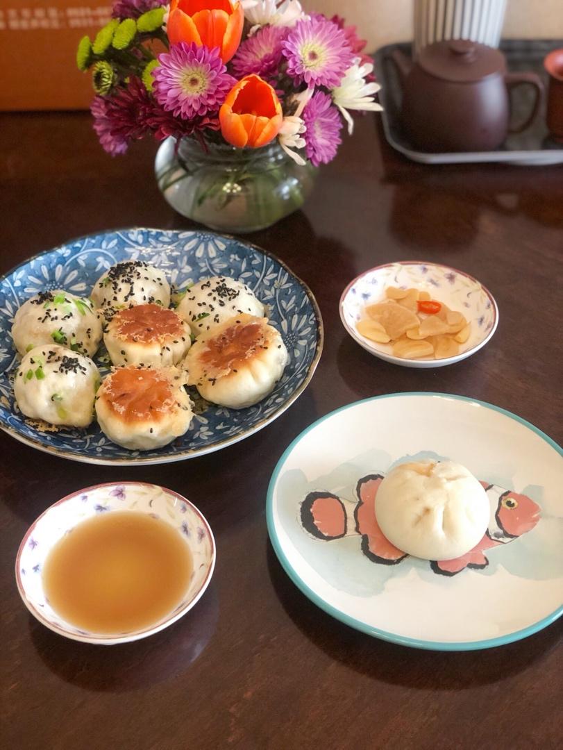 小时候的生煎包