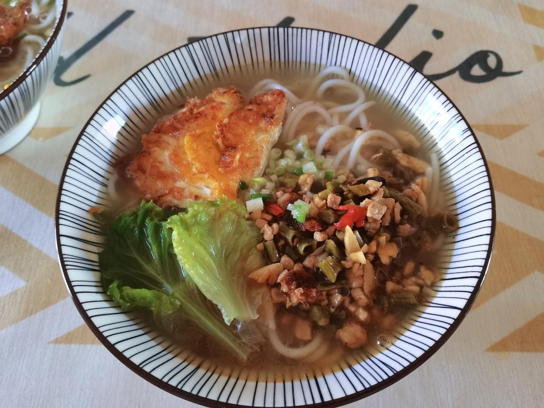 湖南米粉一碗被吃光连汤都不剩的快手早餐