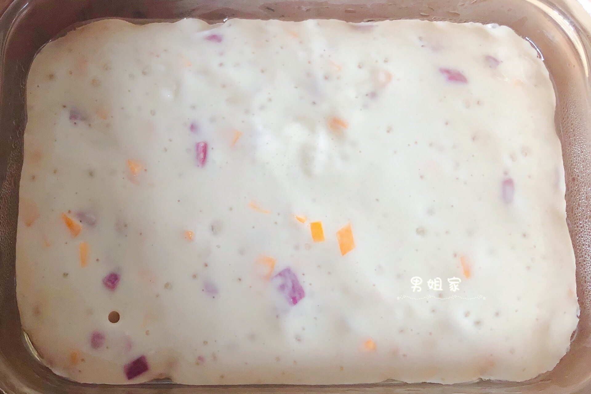 紫薯南瓜蒸糕～宝宝辅食无添加糖的做法 步骤9