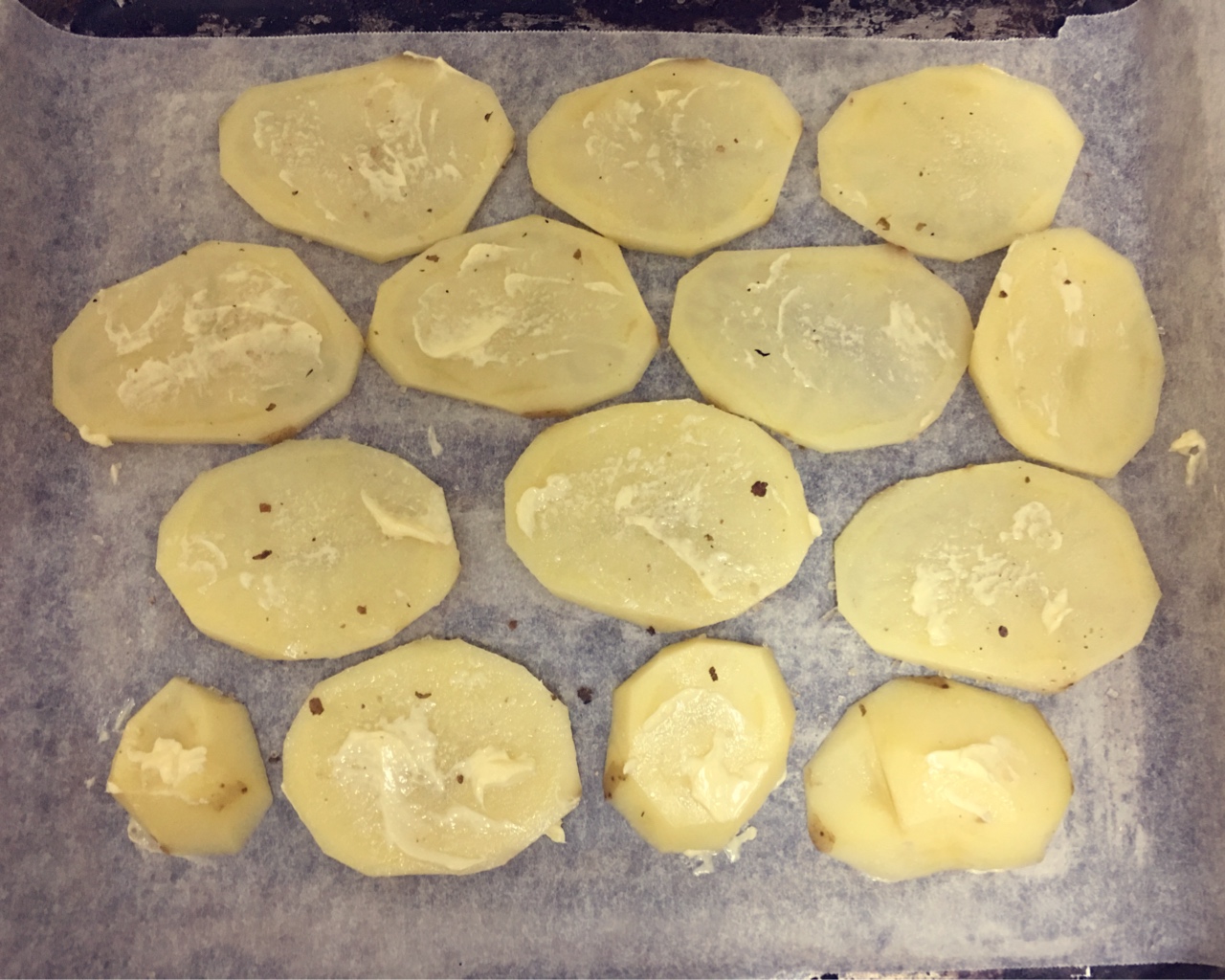 简单烤土豆片（烤面包机）的做法 步骤1