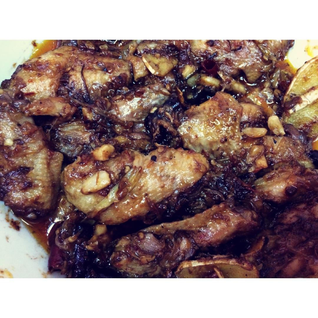 黄焖鸡翅——文怡家常菜