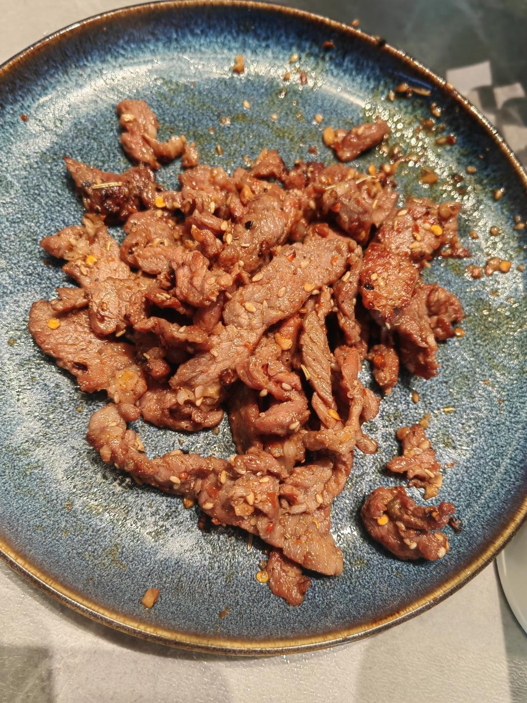 🥩拿六婆辣椒面做的麻辣小炒牛肉