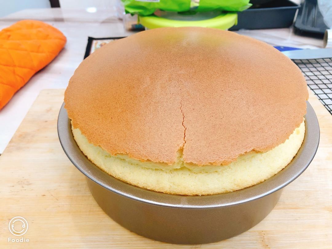 戚风蛋糕（不回缩，裱花打底首选）