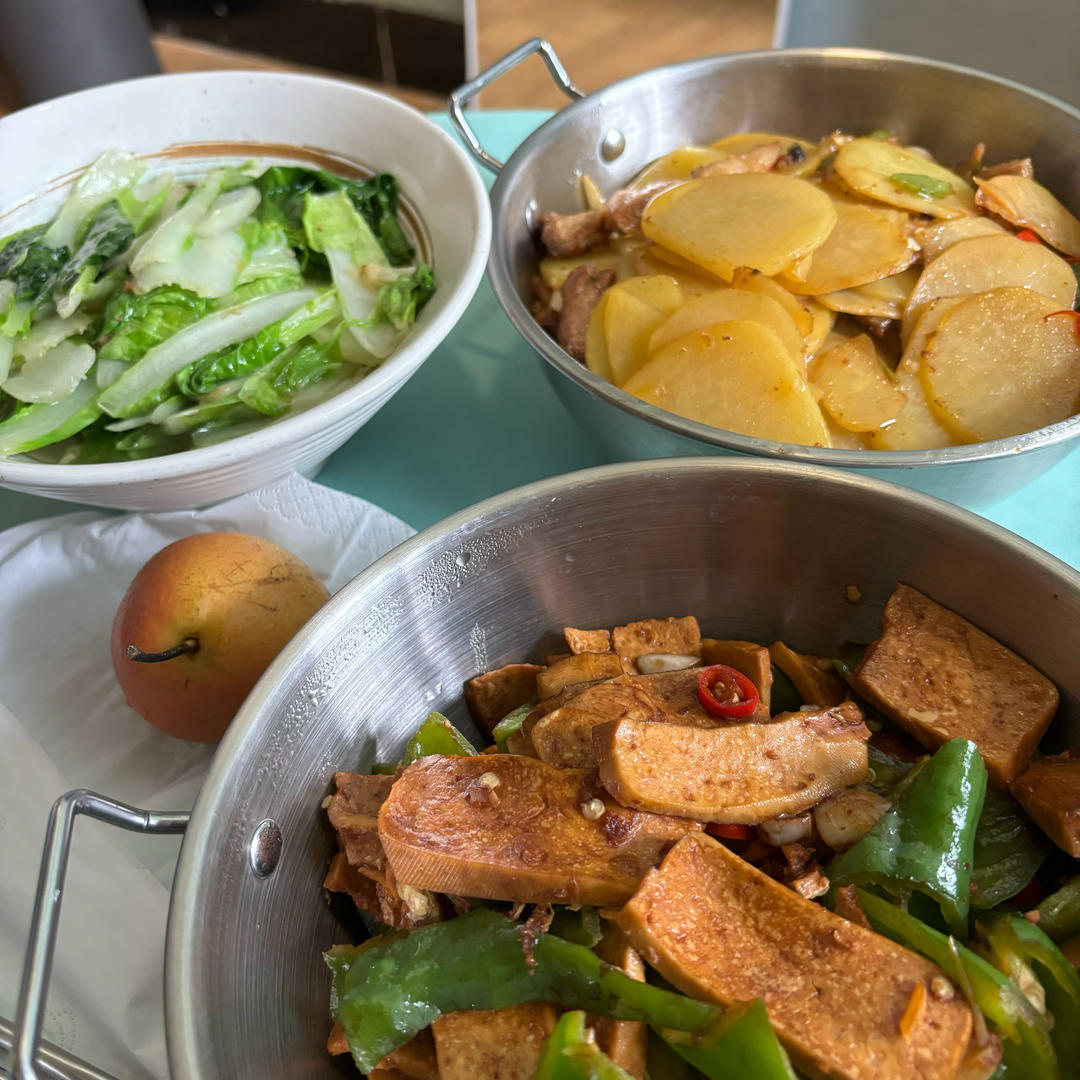 青椒炒豆干