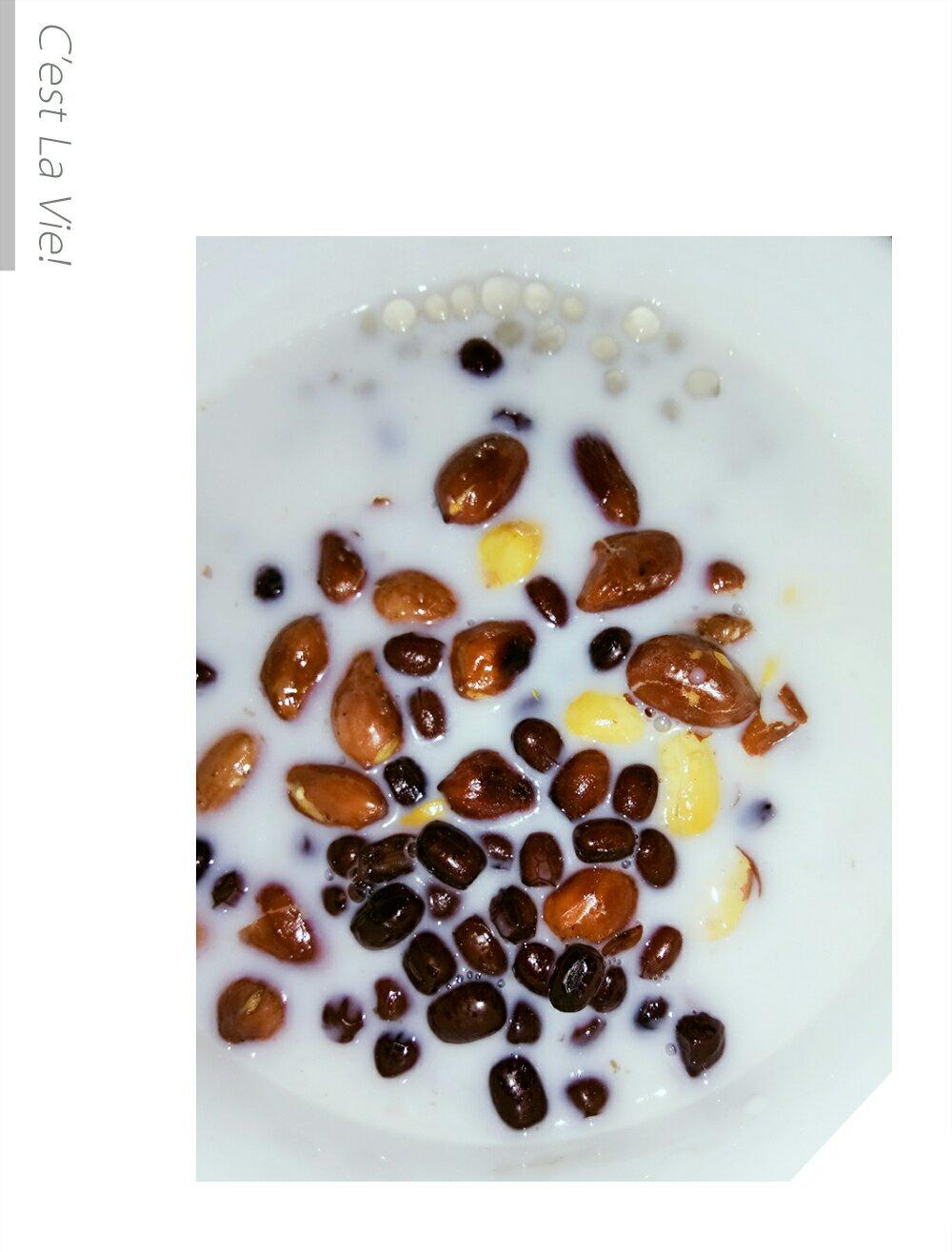 红豆牛奶西米露