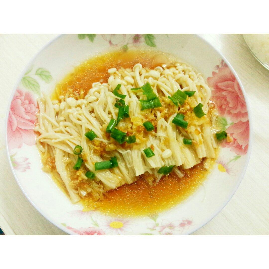 蒜蓉蒸金针菇