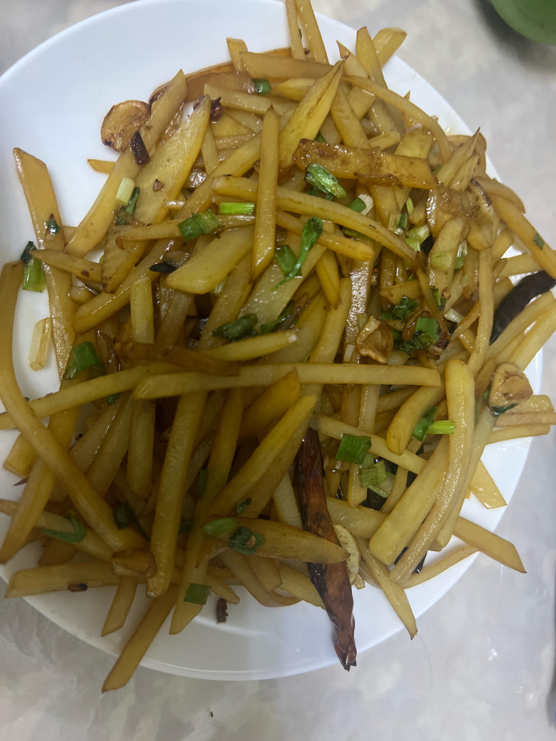 厨师长教你：“炝炒土豆丝”的家常做法，口感爽脆