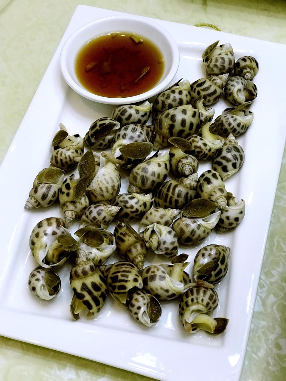 白灼花螺