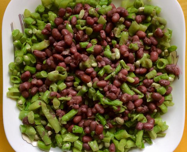 原味红豆菜~无油无糖的做法