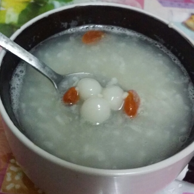 蛋花酒酿圆子
