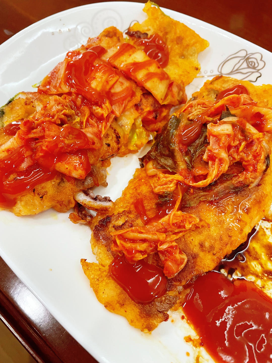 ㊙️韩式泡菜饼‼️超级美味