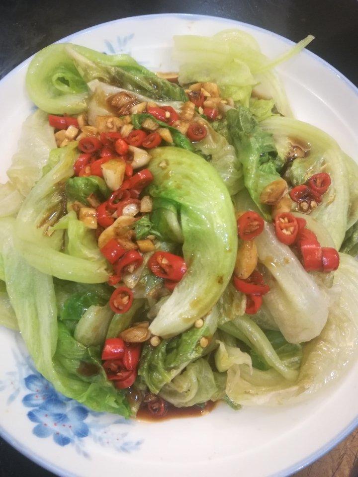 水煮生菜