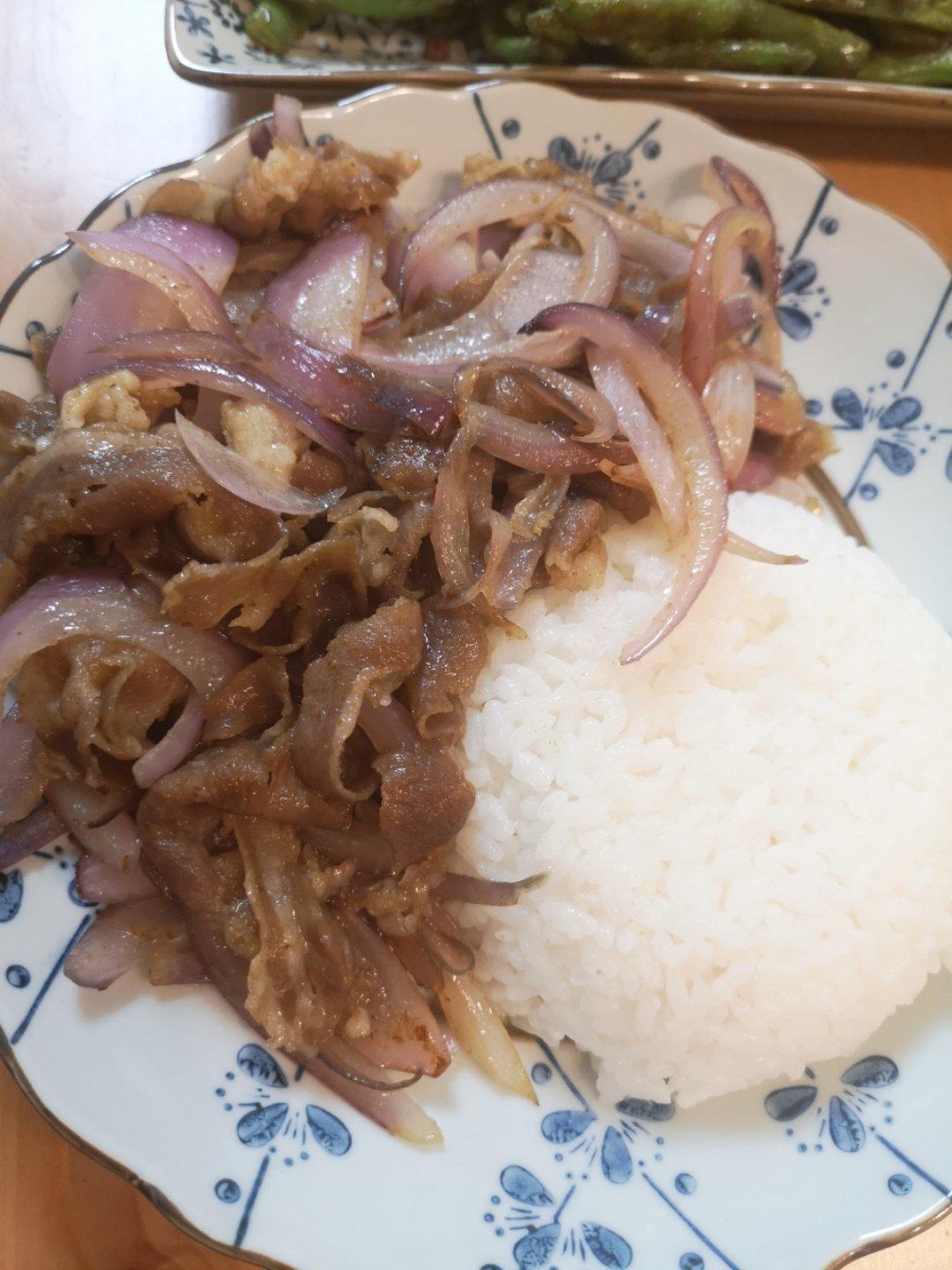 洋葱孜然羊肉片