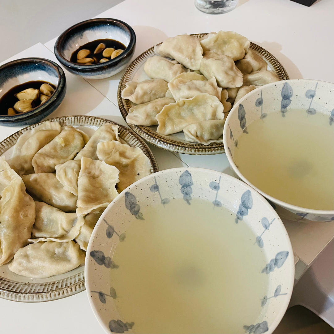 手工揉面三分钟，又韧又薄又好包的饺子皮