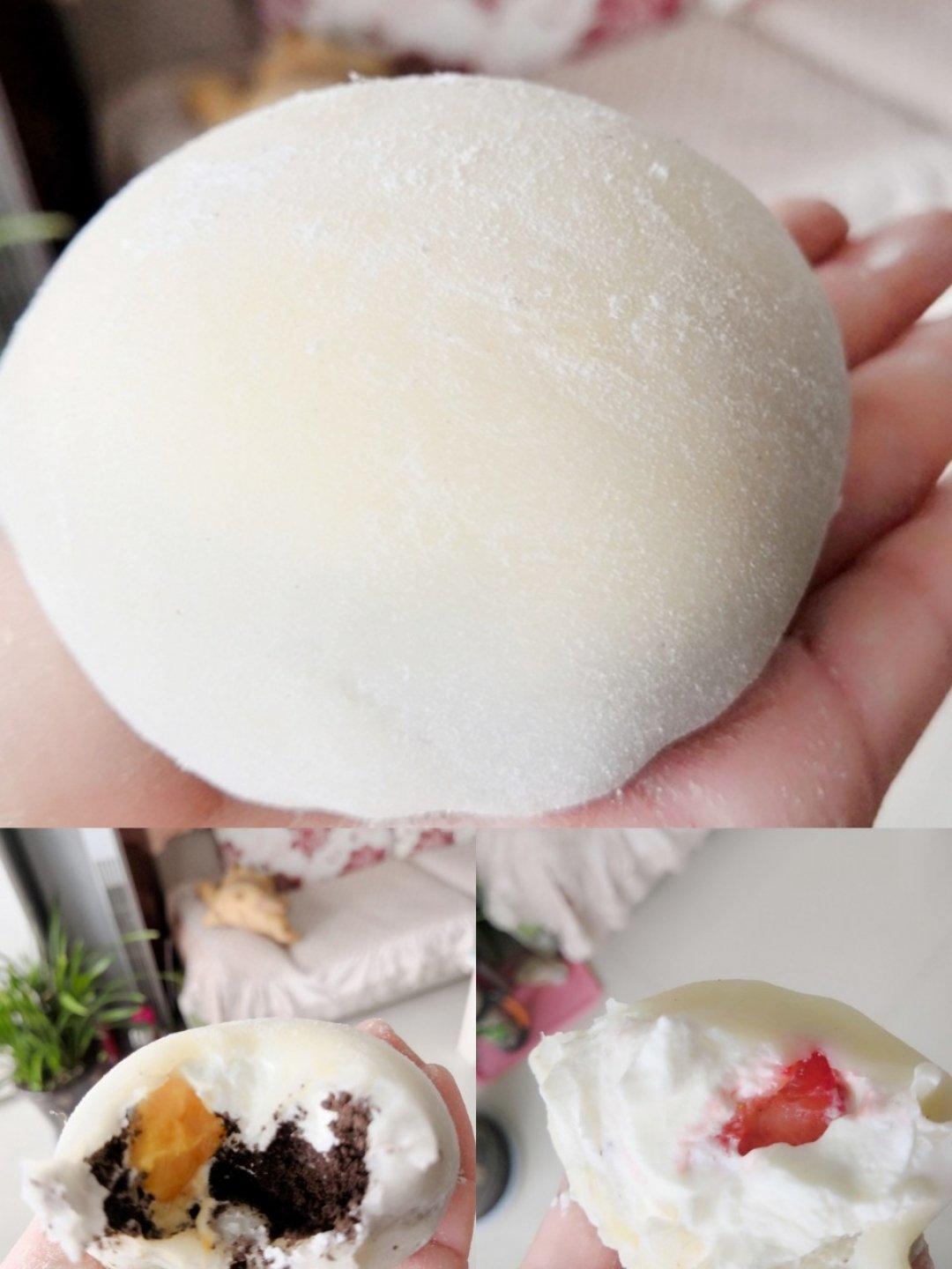 雪媚娘（微波雪媚娘皮，超便捷又不失好吃）