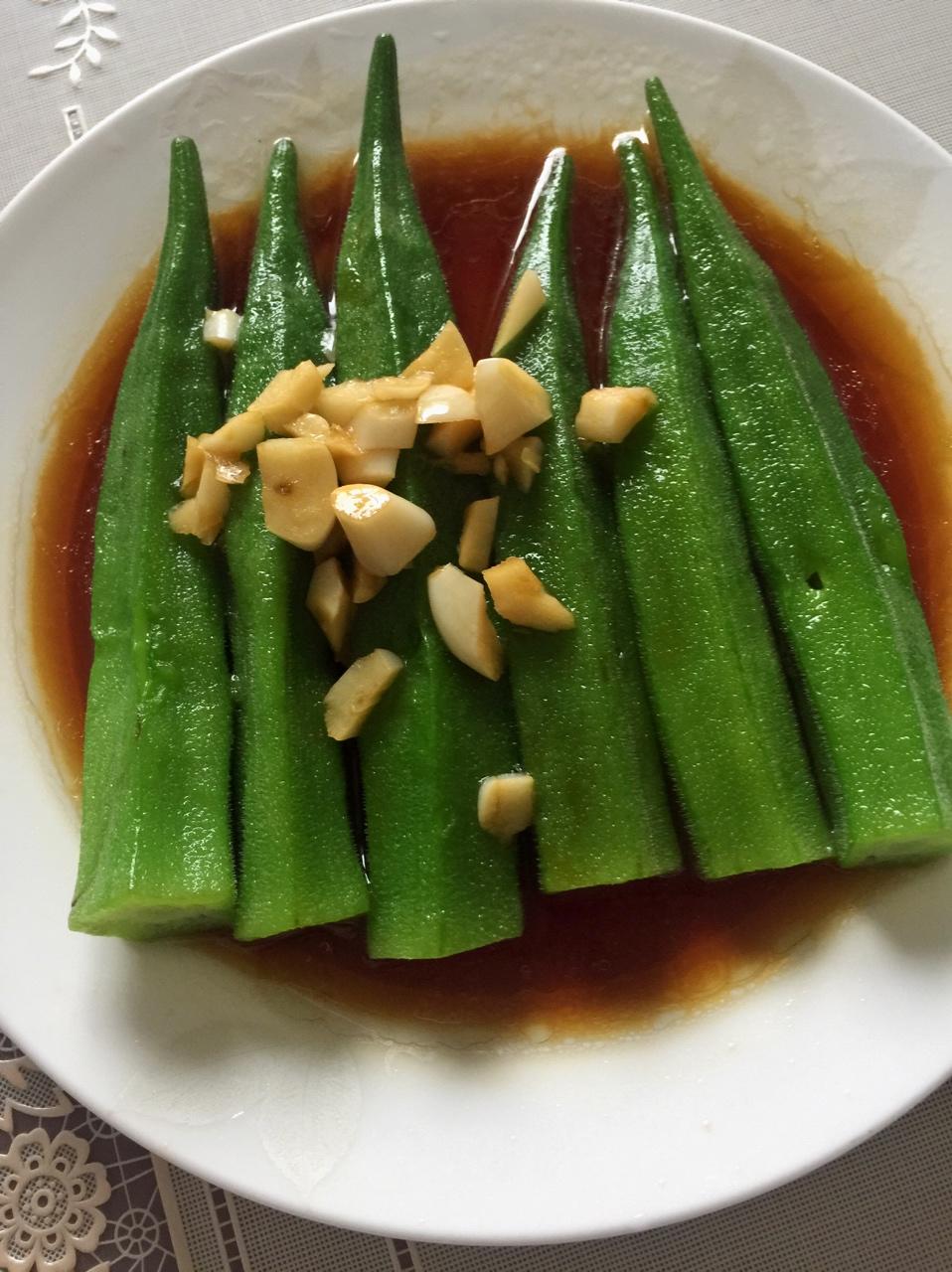蒜蓉秋葵