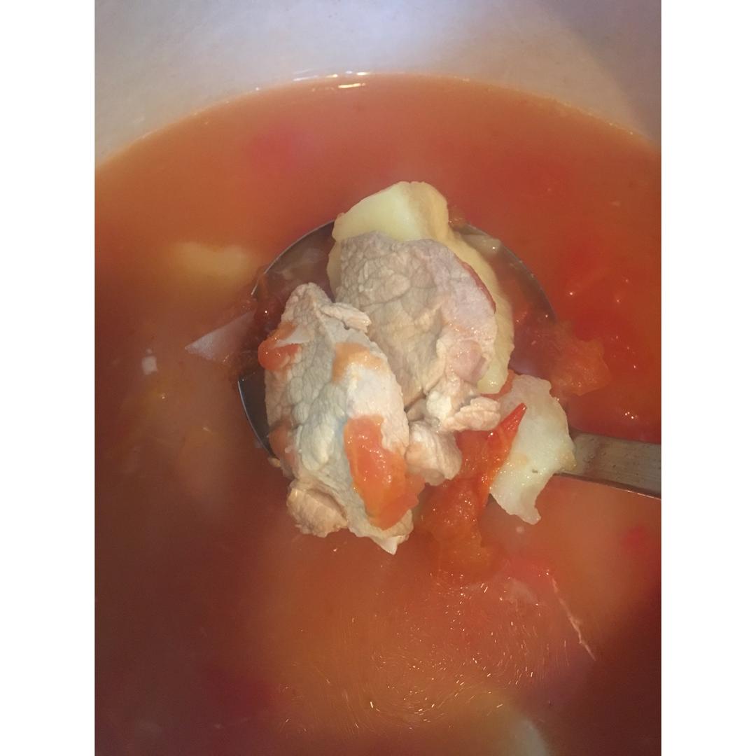 超级浓超好喝的番茄土豆汤