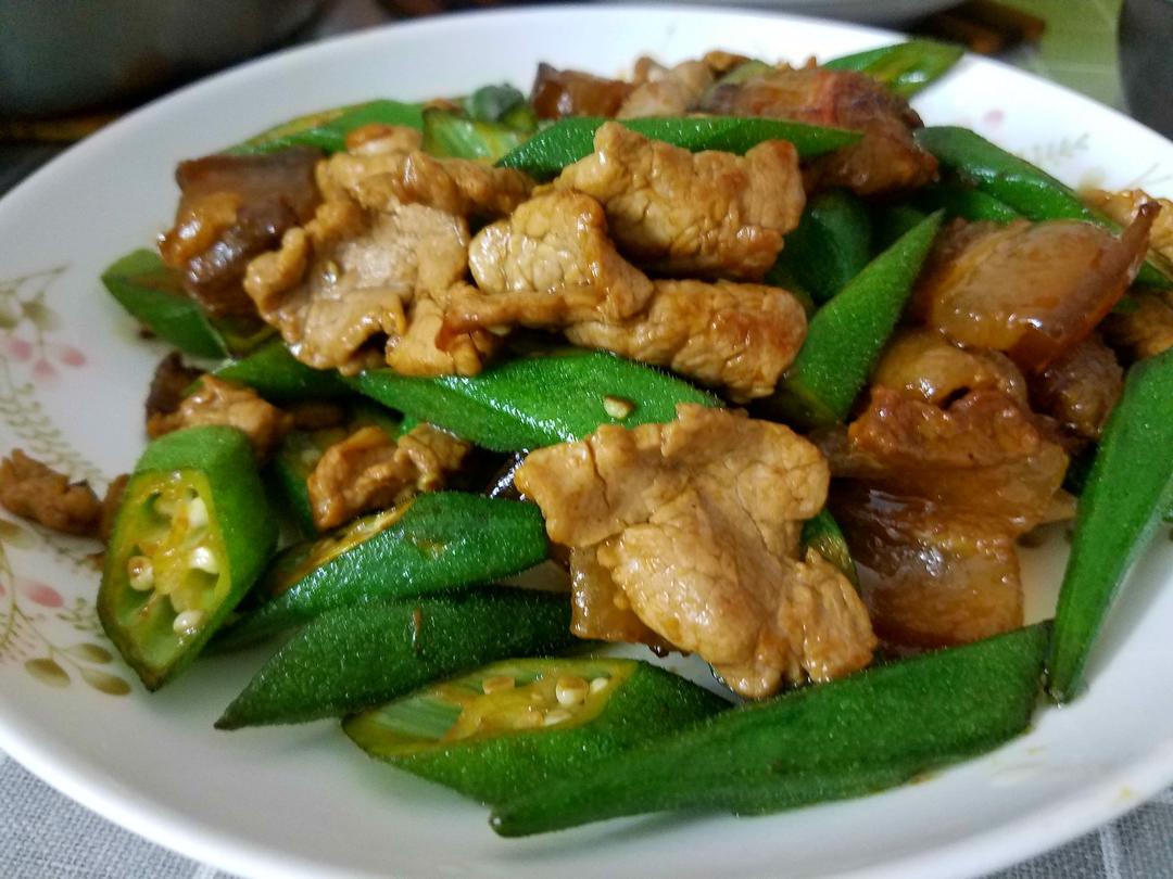 秋葵炒肉