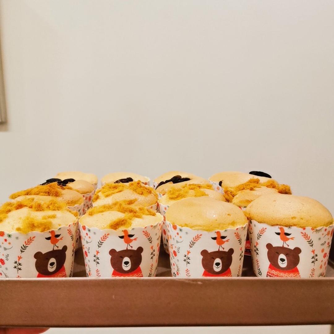 纸杯蛋糕 8寸戚风蛋糕的量