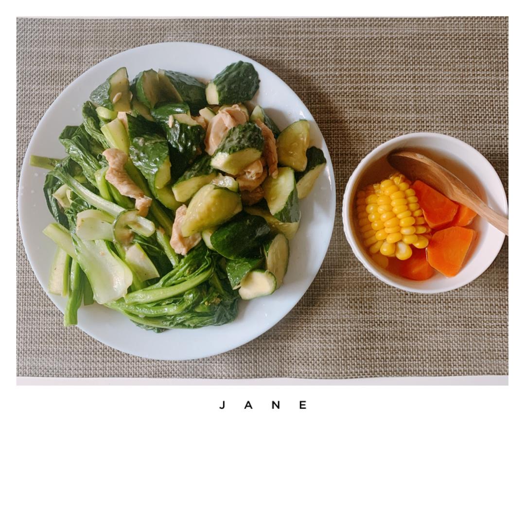 黄瓜炒肉