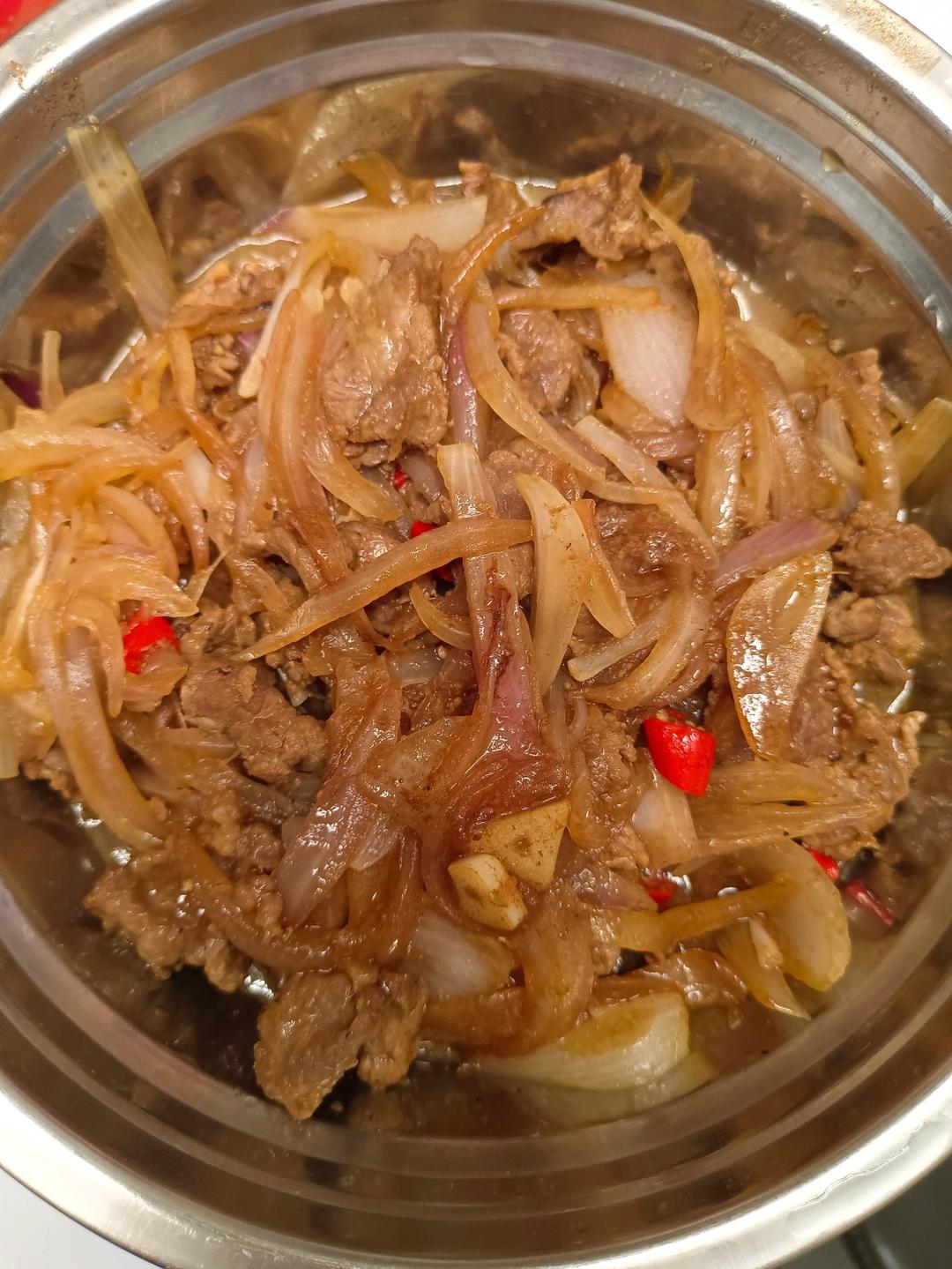洋葱牛肉丝