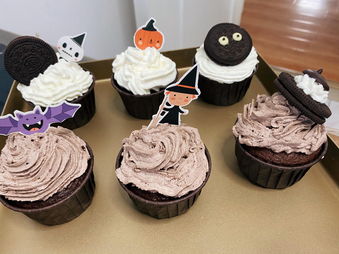 可可巧克力Cupcake纸杯子海绵蛋糕（甜品台都用本方）C6