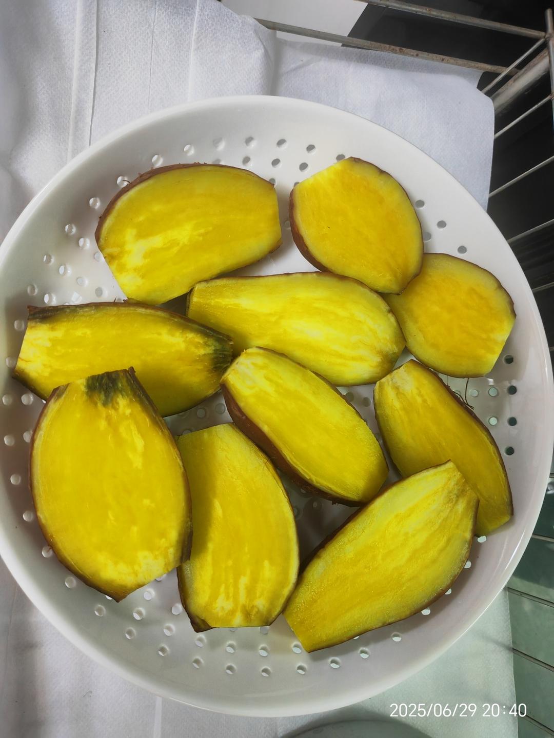 最简单的蒸红薯