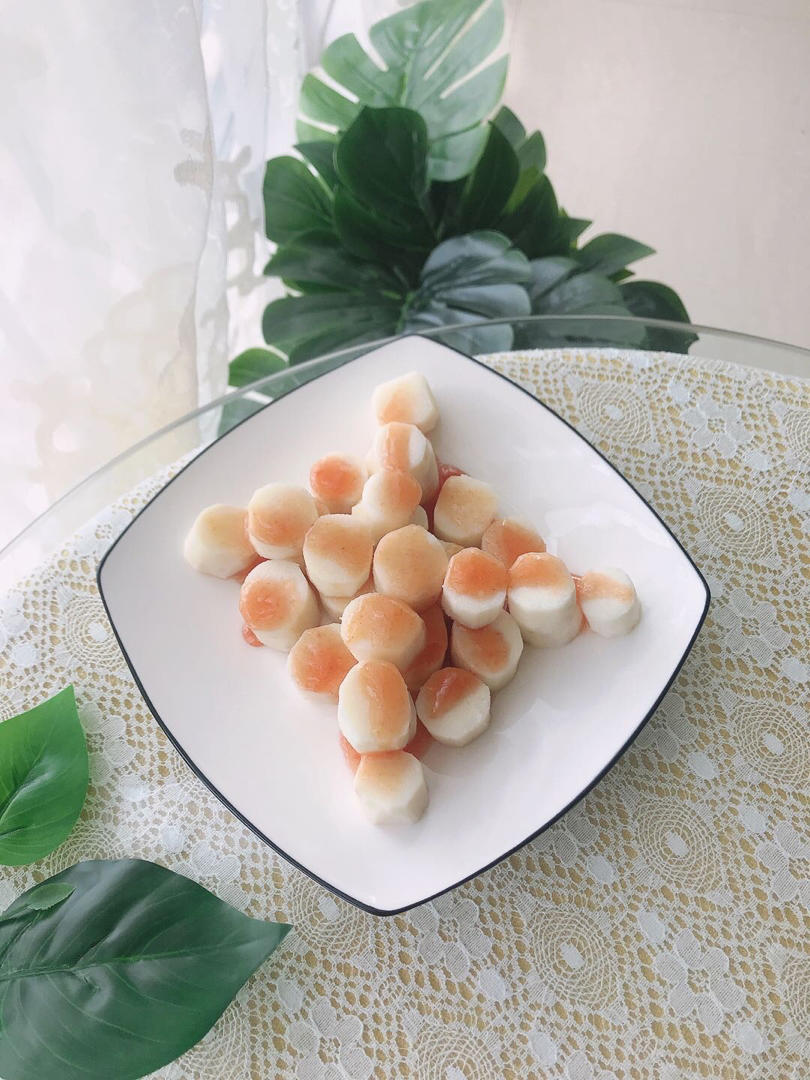 幸运晴天做的蒸山药(冰糖汁蒸山药)