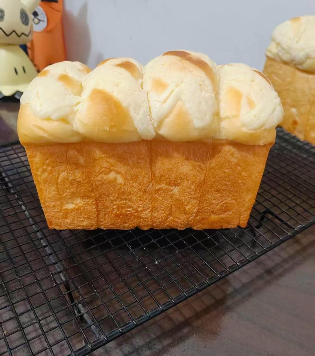 复刻好利来芝士炼乳吐司/柔软香甜/颜值高