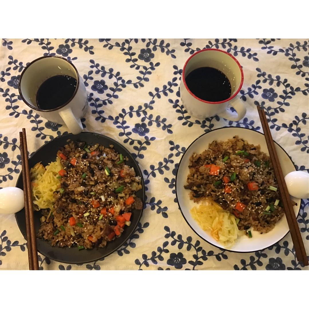 豆豉鲮鱼炒饭
