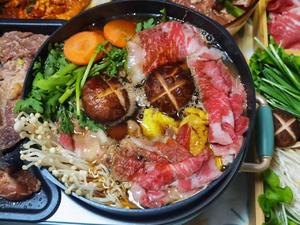 家庭版自制烤肉+寿喜锅的做法 步骤5