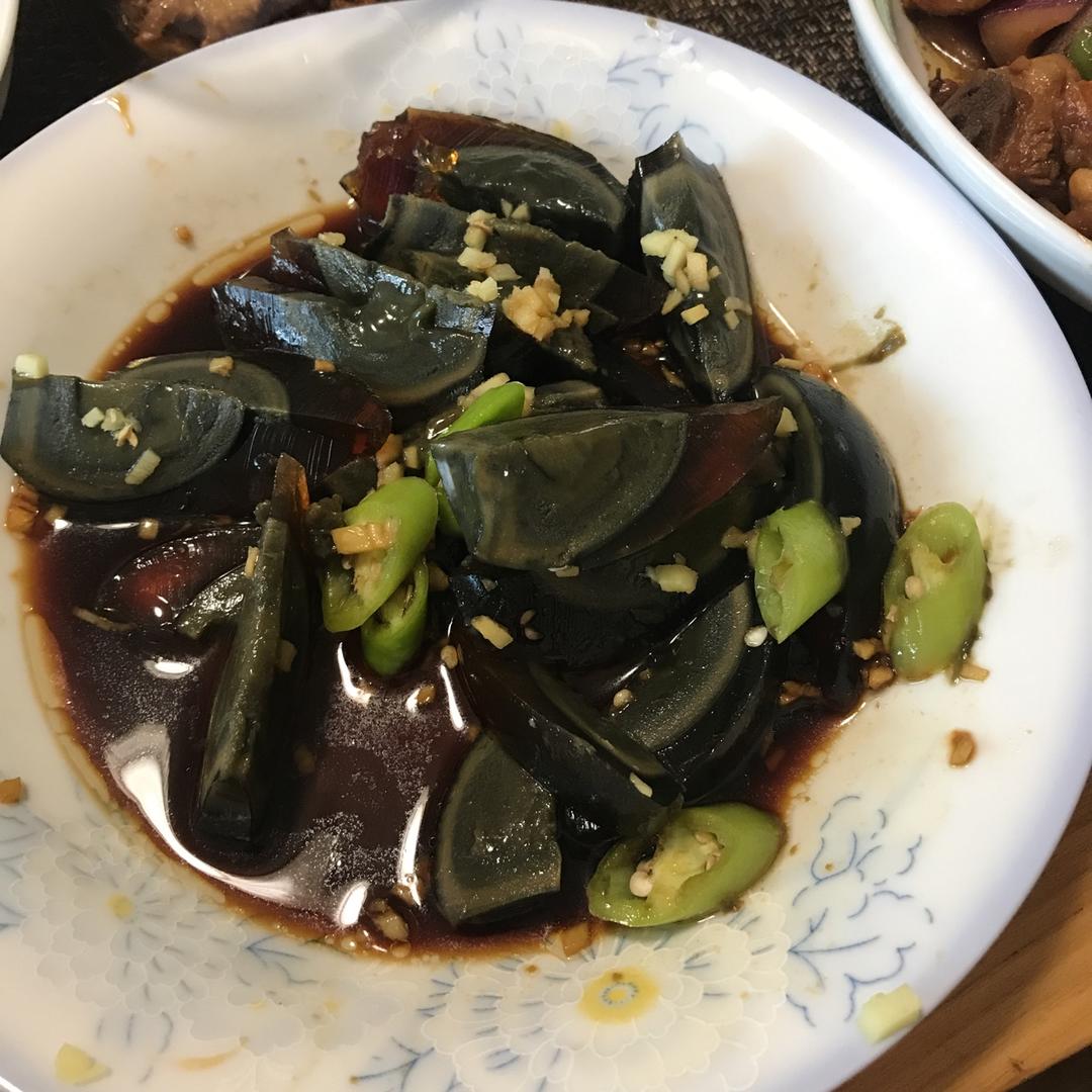 快手青椒皮蛋