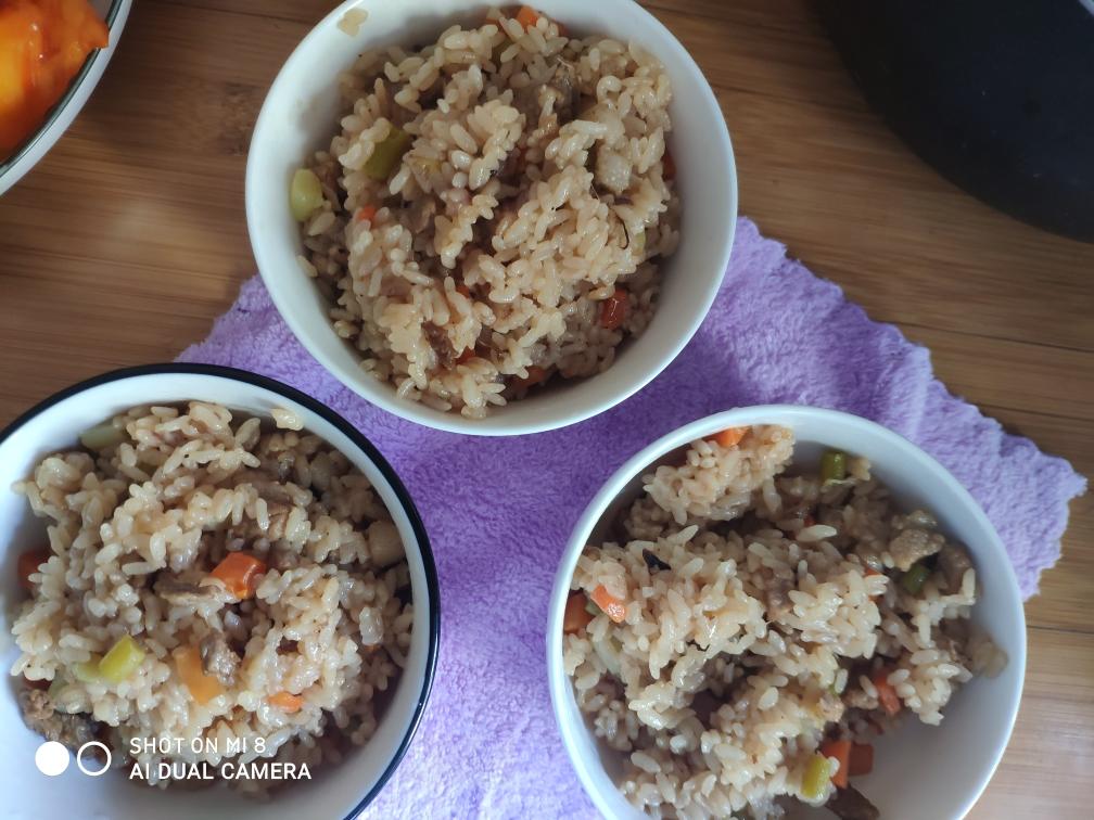 简单好吃的肉米饭