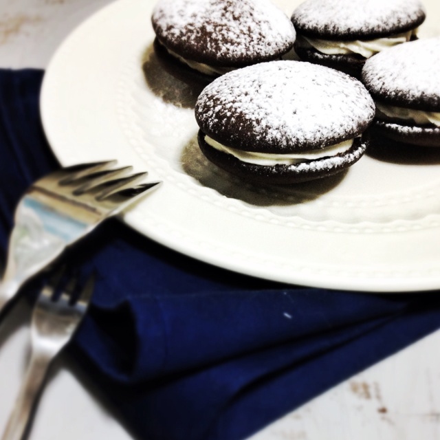 奶酪夹心巧克力派