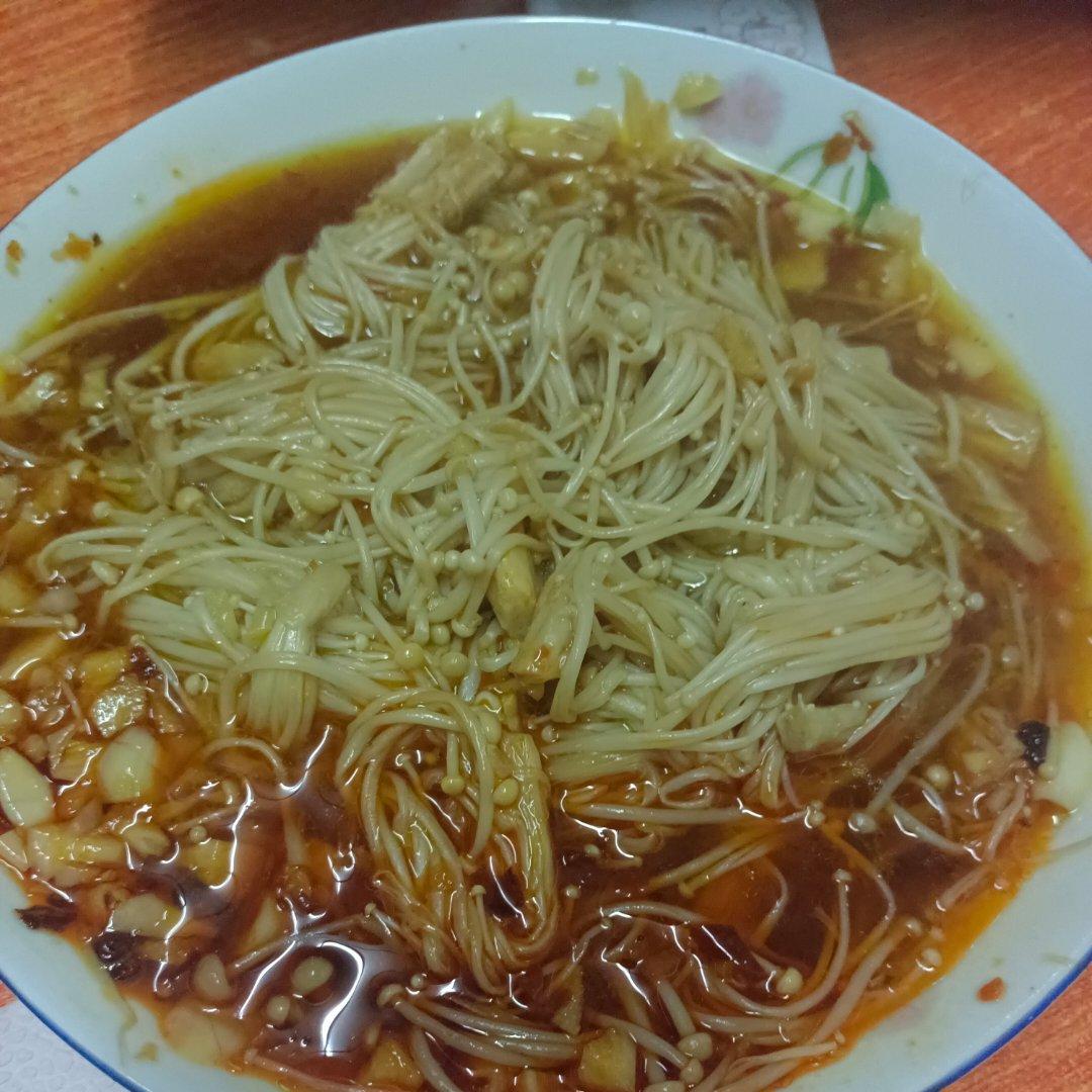 蒜蓉蒸金针菇