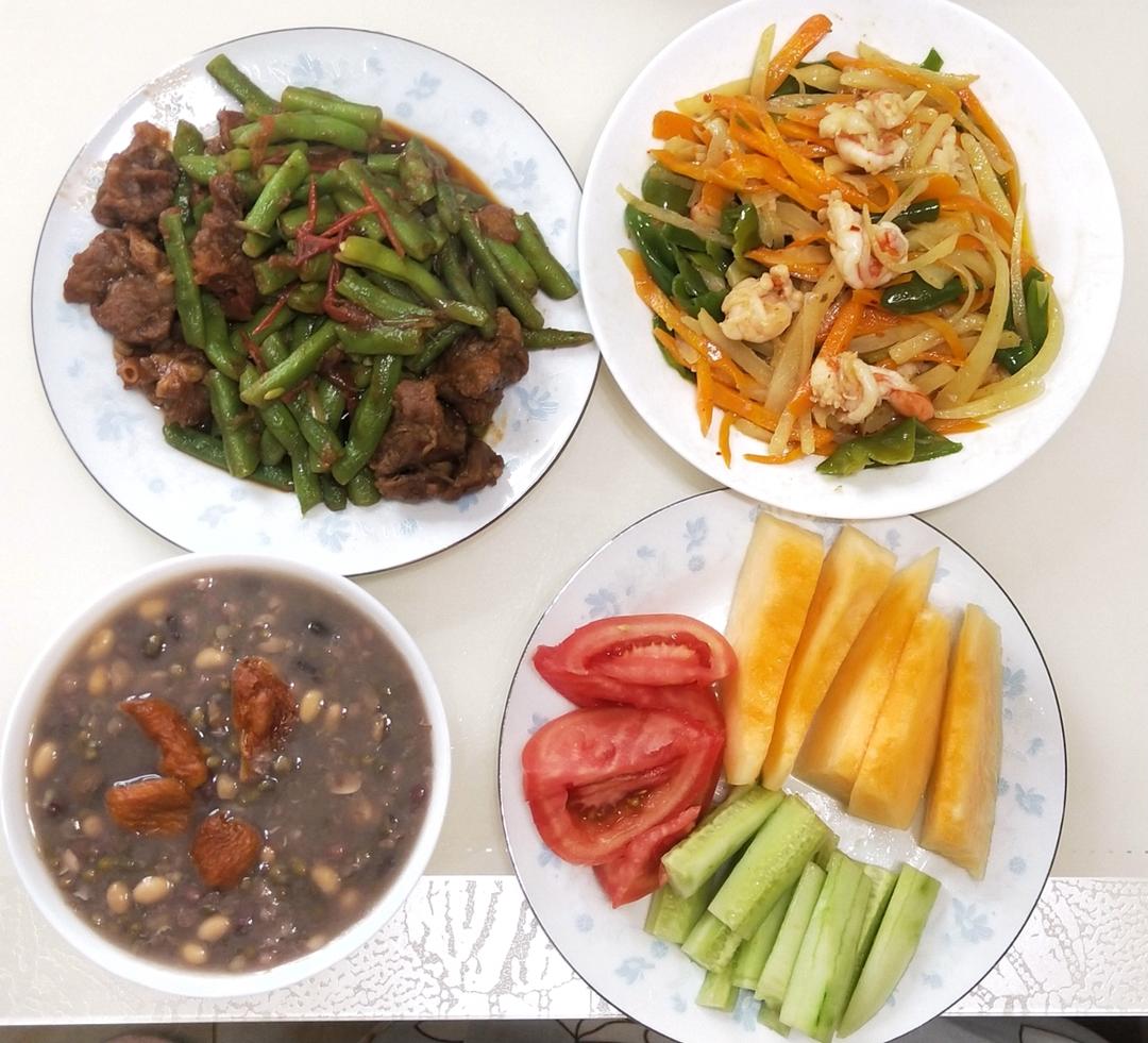 虾仁炒土豆丝
